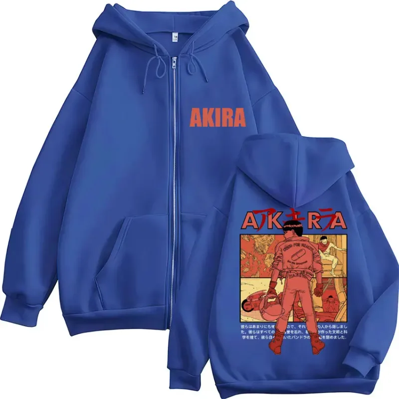 Japanische Anime Neo Tokyo Akira Zipper Hoodies Manga Film Science Fiction Shotaro Kaneda Cardigan Sweatshirt Lose Fleece Mäntel — image 13
