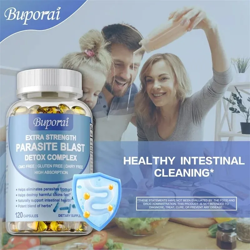 Parasite Blast Detox Complex - Supports Intestinal Health Eliminates Parasites Promotes Metabolism and Enhances Immunity — image 4