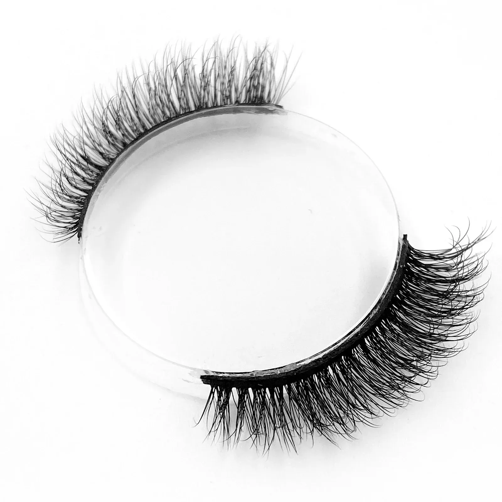 Τρισδιάστατες βλεφαρίδες Cat Eye Half Lashes 10 Pairs Half Lashes Natural Clear Stem False eyelash Extension Makeup Faux Cils maquiag — image 4