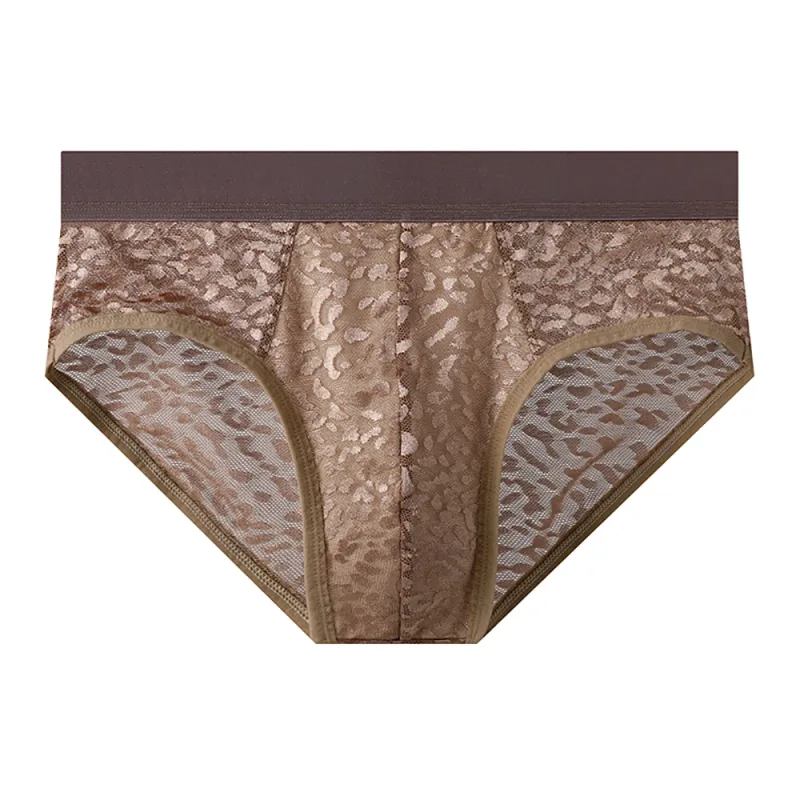 1/3PCS Summer Sexy Perspective Breathable Men's Panties Smooth Ice Silk Quick-dry Men's Briefs High Elastic Ultra-thin Underwear — image 16