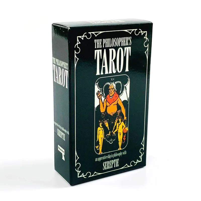 Νέο The Philosopher's Tarot Deck 78 Cards Αγγλική έκδοση Fate Prediction Πνευματικό επιτραπέζιο παιχνίδι μαντείας για αρχάριους Ταρώ