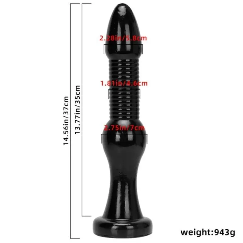 Τεράστια πρωκτικά βύσματα Dildos Stimulate Anus Vagina ButtPlug Big πέους μασάζ προστάτη Πρωκτικός διαστολέας με Sucker Sex Toys Masturbator 18 — image 10