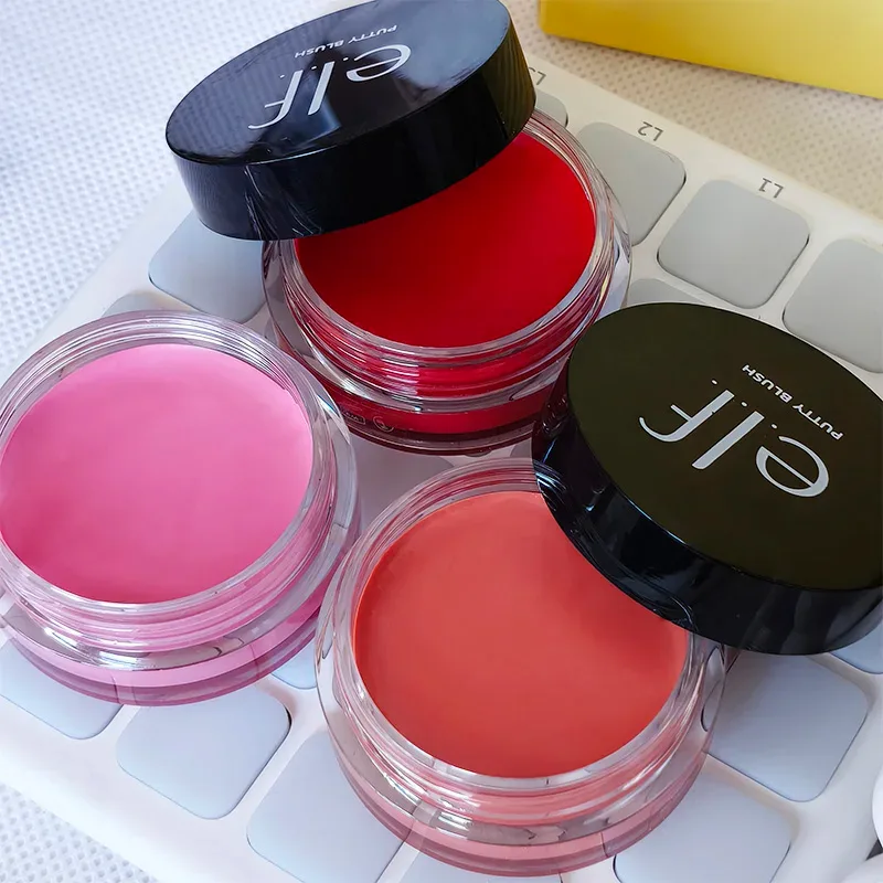 Hot Sale New Elf Bubblegum-Cherry Mango-Watermelon Lasting Moisturizer Lip Gloss Lip Balm & 8 Colors Cream Blush Brand Cosmetics — image 6