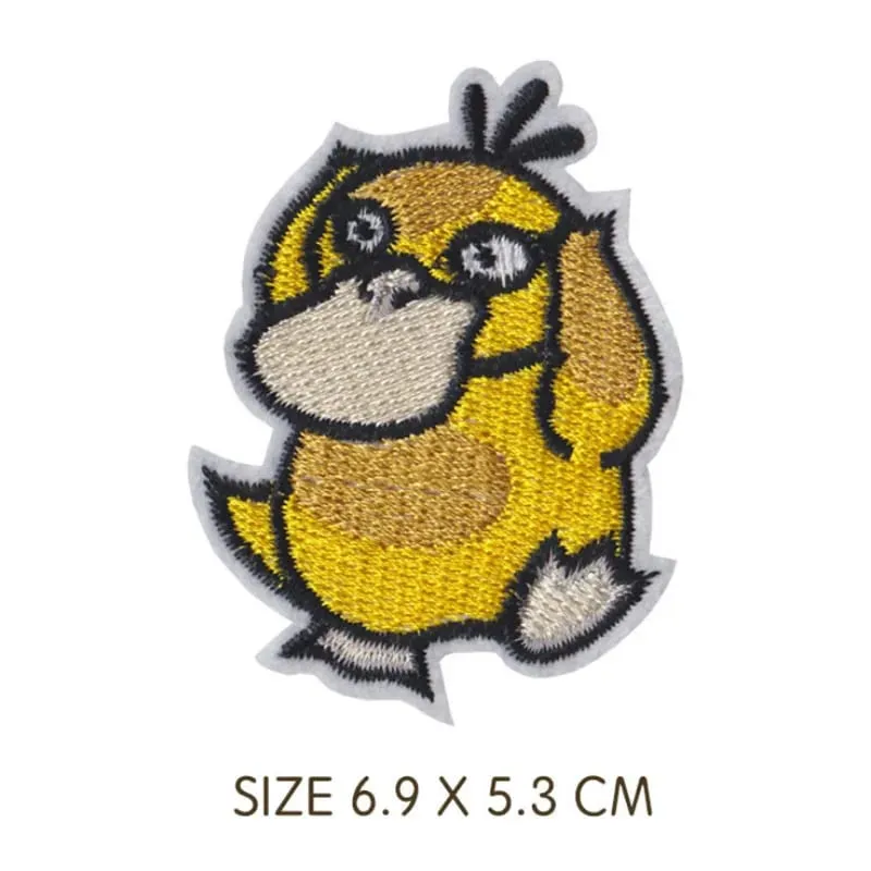 Επίθεμα υφάσματος Pikachu Αυτοκόλλητα ρούχων Ράψτε σε μπαλώματα κεντήματος Απλικέ σίδερο σε ρούχα Cartoon DIY διακόσμηση ενδυμάτων — image 20