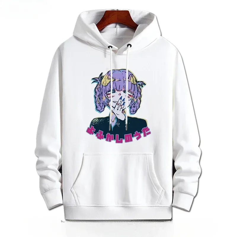 Y2K Anime CALL OF THE NIGHT Nazuna Nanakusa Funny 까마귀 힙합 그래픽 스웨터 Poleron Hombre Street Harajuku Tracksui