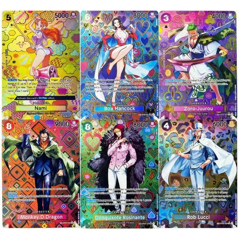 Full Set One Piece Card Game SP Rare Card Complete Collection Υψηλής ποιότητας DIY Replica Anime Foil Proxy Card [Αγγλικά/Ιαπωνικά]