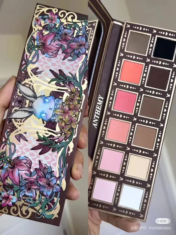 Anthemy 10 Color Eyeshadow Palette Matte Shimmer Chameleon Αδιάβροχο μακράς διαρκείας Pearly Shiny Metal Eye Shadow Palette Make-up — image 3
