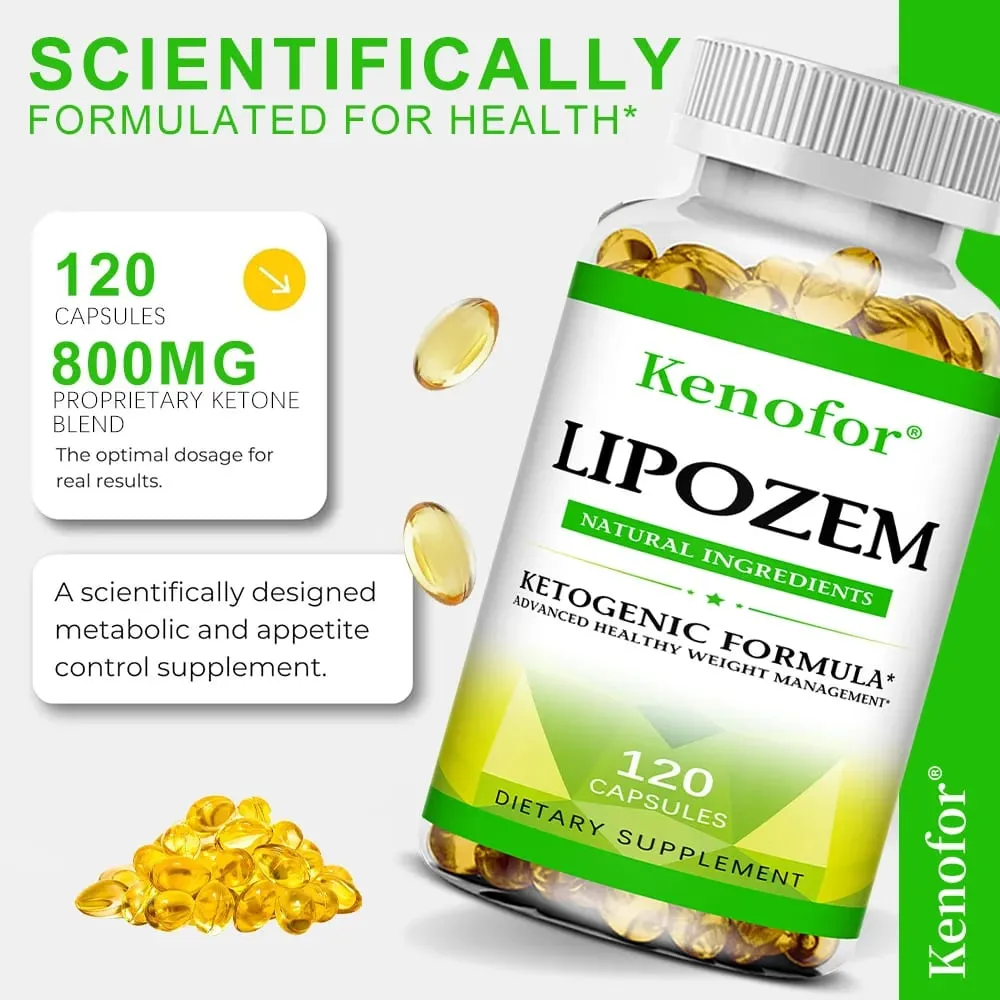 Φυσικές Κάψουλες Lipozem - Πεπτική Υγεία Καταστολή της Όρεξης Καταστολή Μεταβολισμού Διαχείριση βάρους — image 2