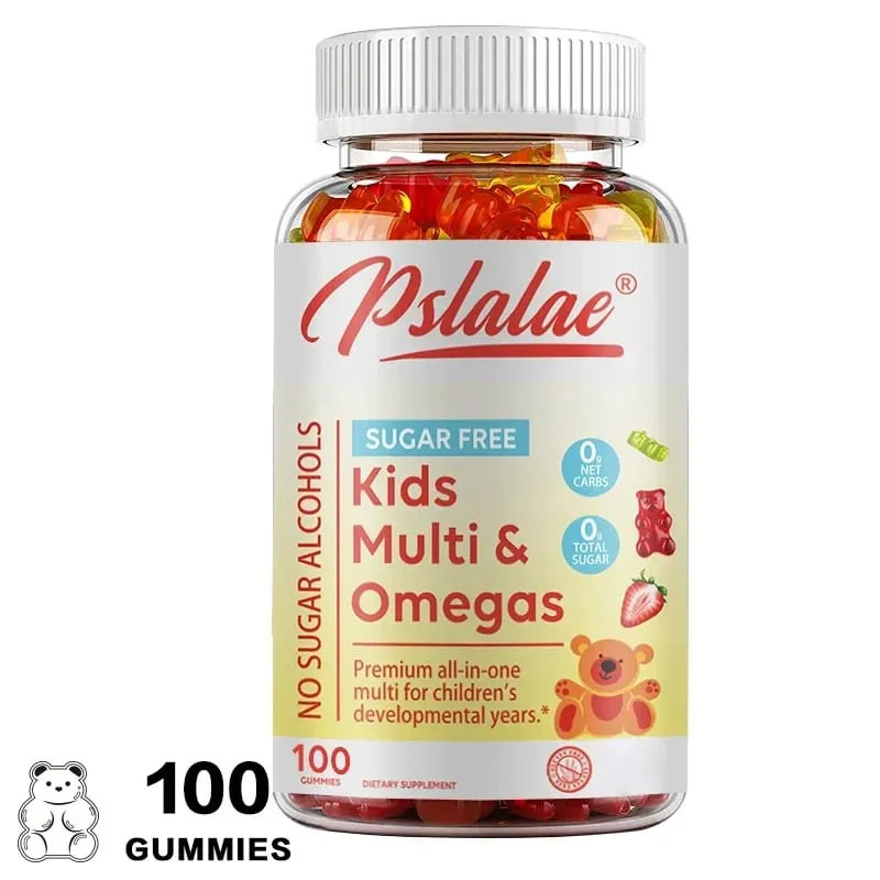 Kids Multivitamins gumicukor - Erősíti az immunitást Elősegíti az egészséges agy- és testfejlődést, energiát ad