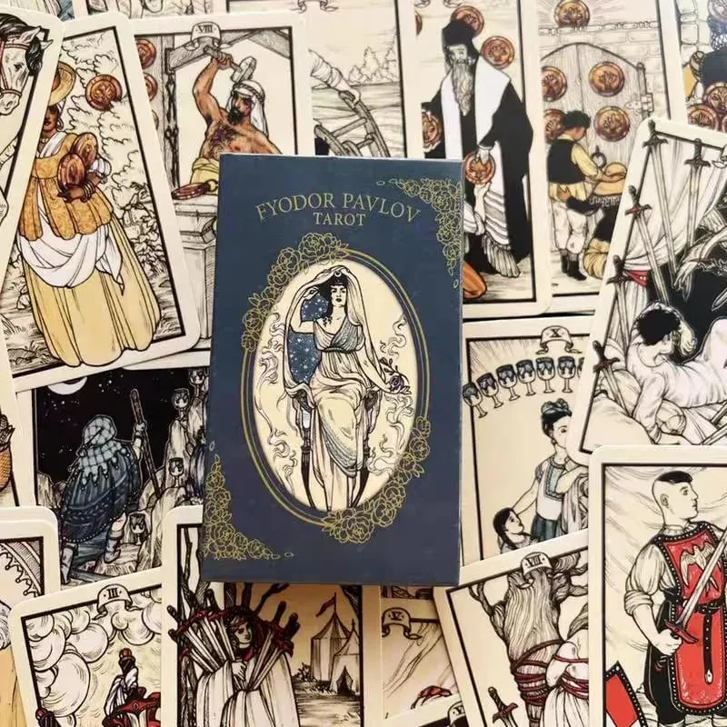 Fyodor Pavlov Tarot Cards Divination Deck English Versions Edition Oracle Board Παίζοντας επιτραπέζια παιχνίδια για πάρτι — image 3