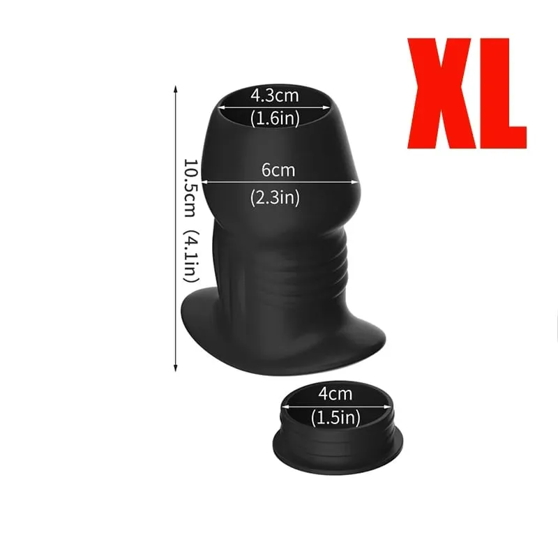 Hollow Speculum Peeking Anal Beads Butt Plug with Stopper Expander Tunnel Enema Anus Dilation Dilation Παιχνίδια σεξ ενηλίκων για γυναίκες άντρες ομοφυλόφιλοι — image 14