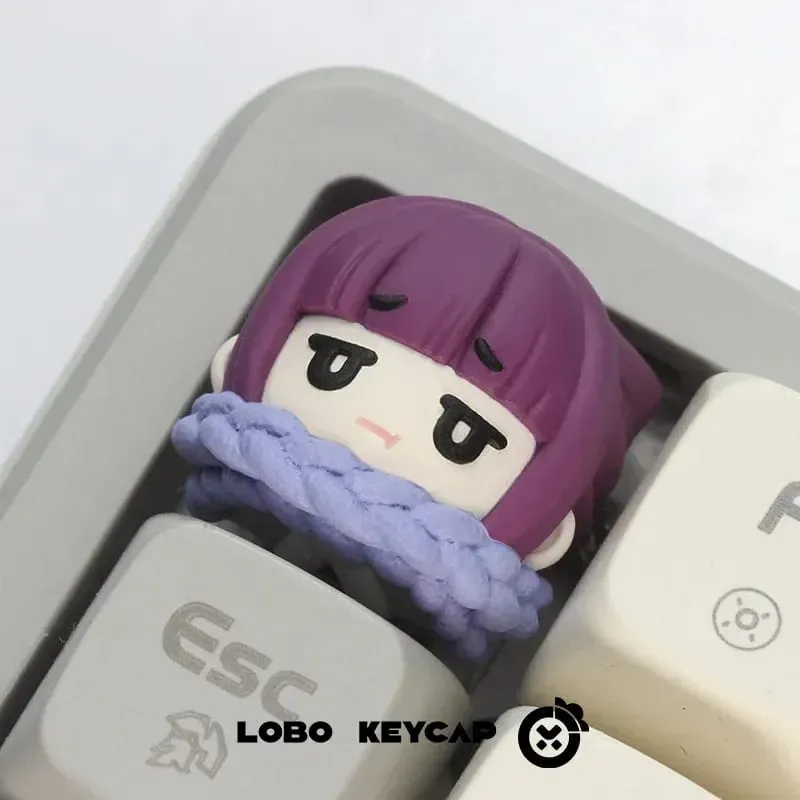 Anime Frieden Theme Series Single Keycap Personalized Resin Fern Cartoon Model Toy Mechanical Keyboard Esc Decor Δώρα — image 4