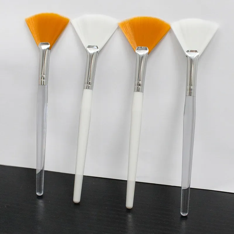 3-10 pçs pincéis faciais práticos diy máscara facial conjunto de escova macio ventilador pincéis de maquiagem ferramentas cosméticos para mulheres pincéis de maquiagem de beleza — image 2