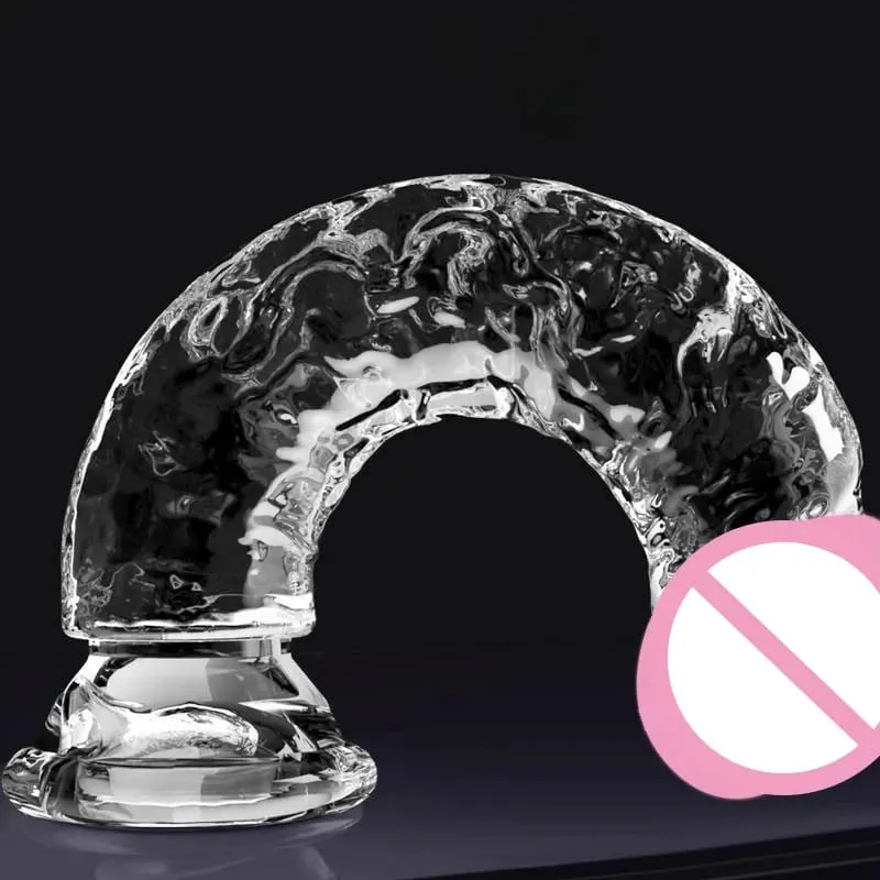 Ρεαλιστική βεντούζα πέους Dildo Jelly Dildo Big Dick Θηλυκός Αυνανιστής Κλειτορική Διέγερση Λεσβιακά σεξουαλικά παιχνίδια για γυναίκες 7 μεγεθών — image 5