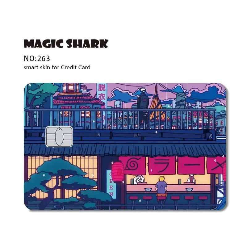 Magic Shark Dog Meme Hunter Snake Stonks 3M ματ μπροστινό αυτοκόλλητο PVC Κάλυμμα μεμβράνης για τραπεζική χρεωστική πιστωτική κάρτα — image 20
