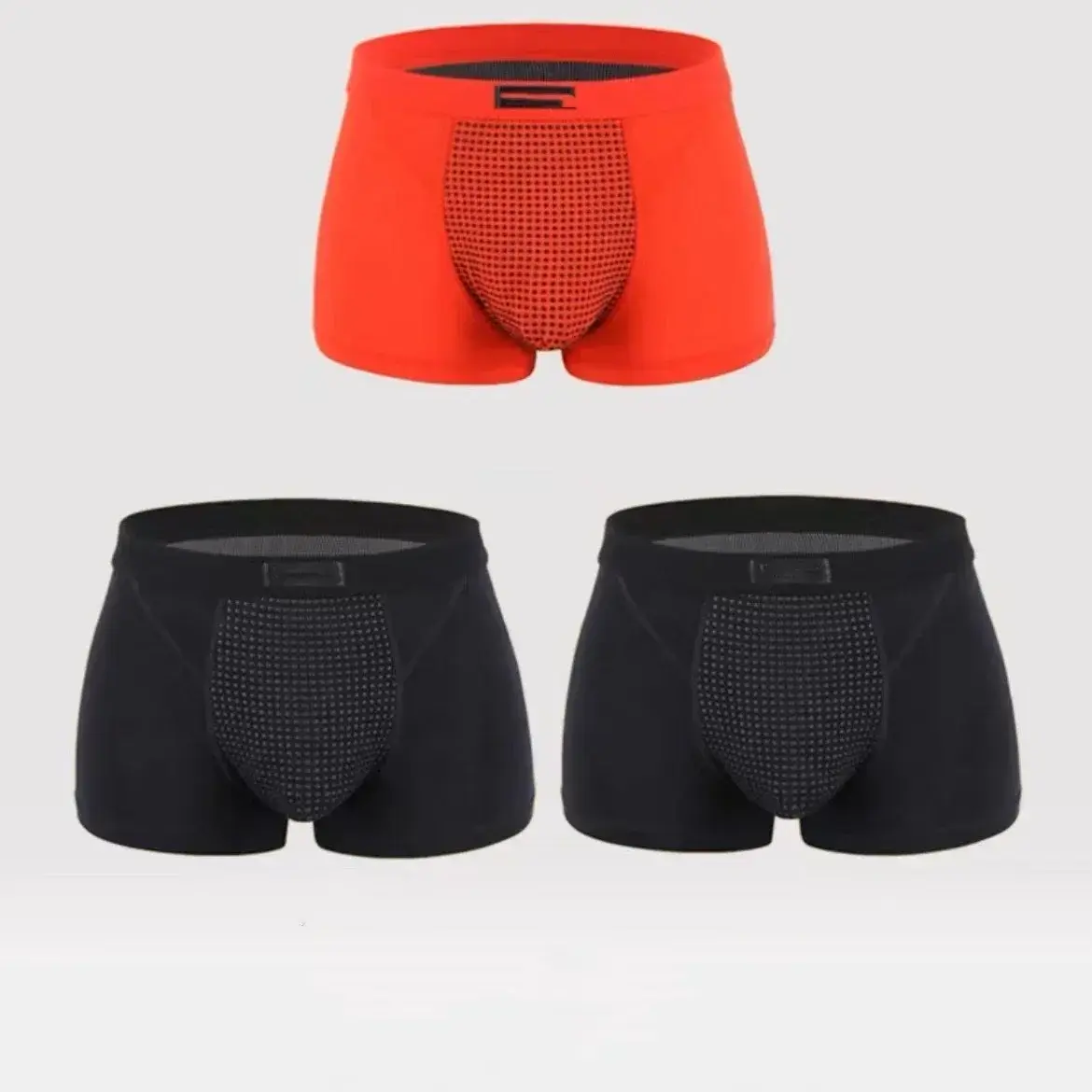 3PC Men's Magnetic Therapy Underwear Upgraded 22 Magnets Boxer Briefs L-6XL Anti-Pain Health Underwear Brazilian Breathable Men — image 3