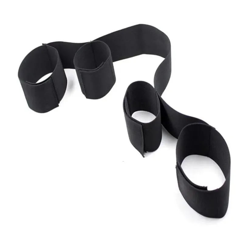 Bondage Gear Adjustable Handcuffs Ankle Cuffs Open Leg Restraint Fetish Sex Toys For Woman Couples Adult Games No Vibator — image 13