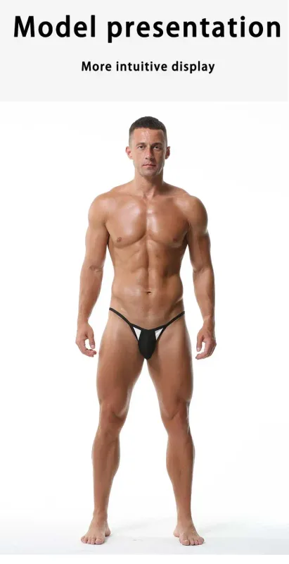 Men's Ice Silk Briefs with Open Front And Adjustable Waist - Summer Sexy Breathable Underwear for Comfortable Fit — image 18