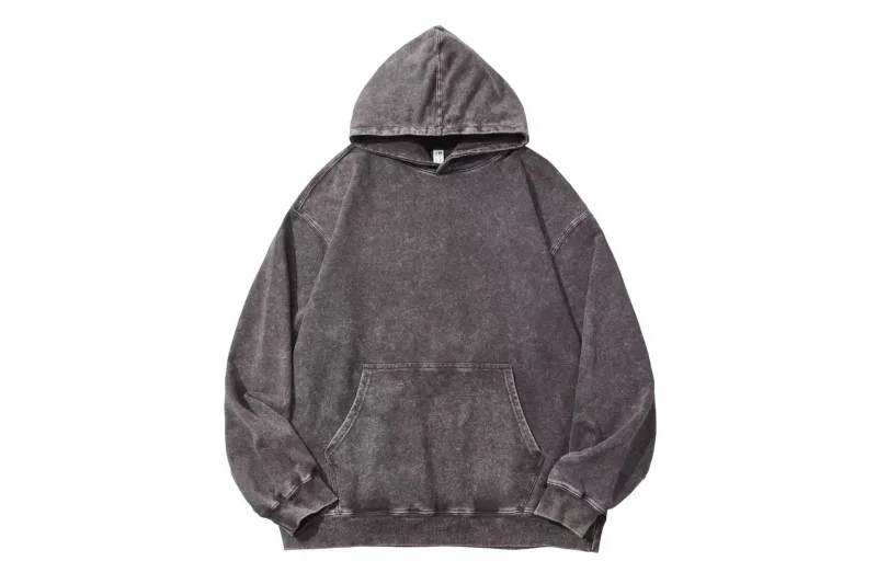 350 Grams Retro Acid-Washed 100% Cotton All-In-One Cap Hoodie High-Quality Loose-Fitting Sports Shirt Custom Logo