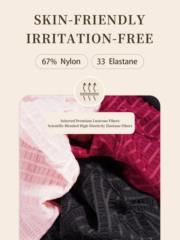 Men's Underwear Ribbed Texture Mens Brief Nylon Elastane Underpants Lightweight Thin Comfortable Male Triangle Underwear M‑XXL — image 20