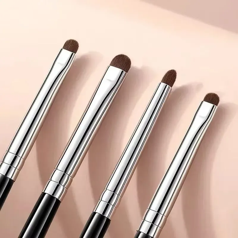 3 pçs conjunto de escova de maquiagem lâmina delineador escova fina cabeça oblíqua sobrancelha escova contorno delineador ultra-fino sombra de olho escova maquiagem b — image 22