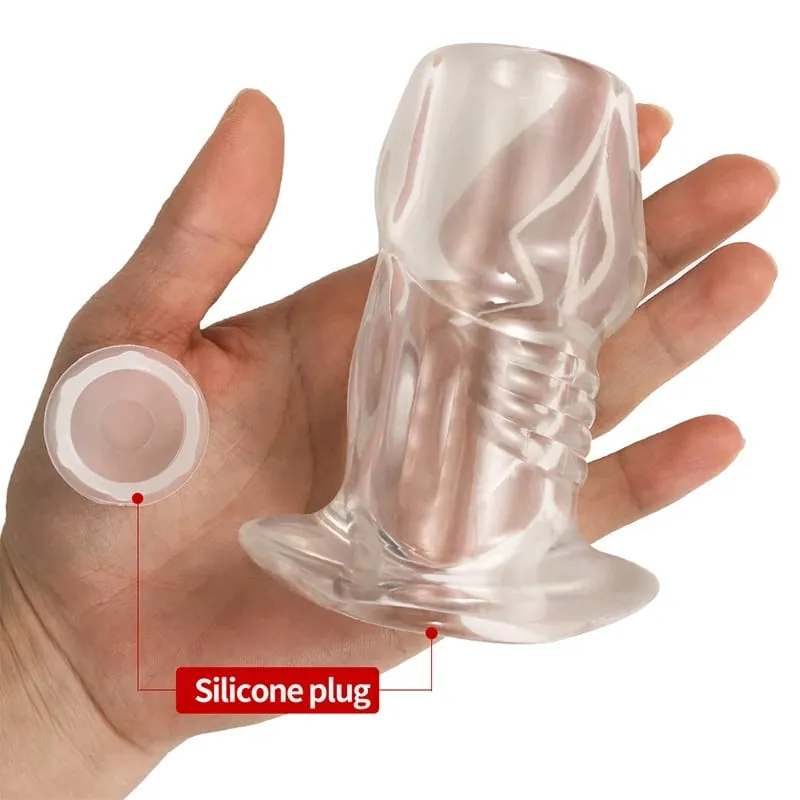Κοίλο πώμα πρωκτικού βύσματος Μαλακό Speculum Peeking Butt Expander Anus Dilator Enemator για γυναίκες Άνδρες Gay Sex Toy Sex για Γυναίκες Άνδρες