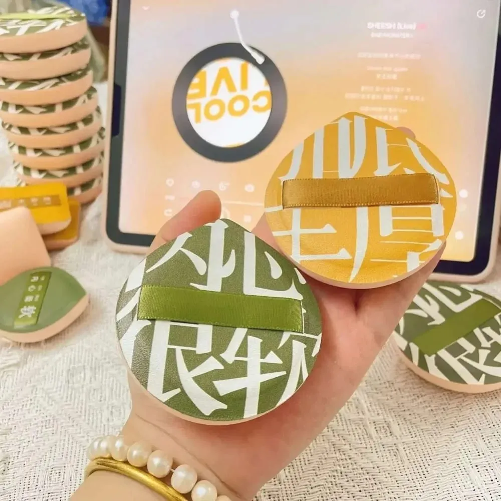10 יחידות גודל גדול רך קוסמטיקה פאף סופר עבה רטוב יבש לשימוש קונסילר בסיס כריות ספוג פנים יופי איפור פחזניות כלים