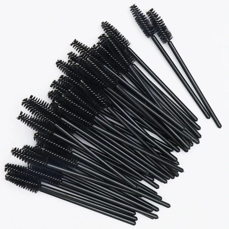50 τμχ Crystal Eyelashes Brush Cob Αναλώσιμος βλεφαρίδες μιας χρήσης Extension Mascara Wands Makeup Professional Makeup Beauty Tool — image 11