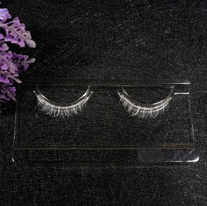 Λευκές βλεφαρίδες Cosplay Μακιγιάζ Natural Long Cross Strip Fase Eye Lashes