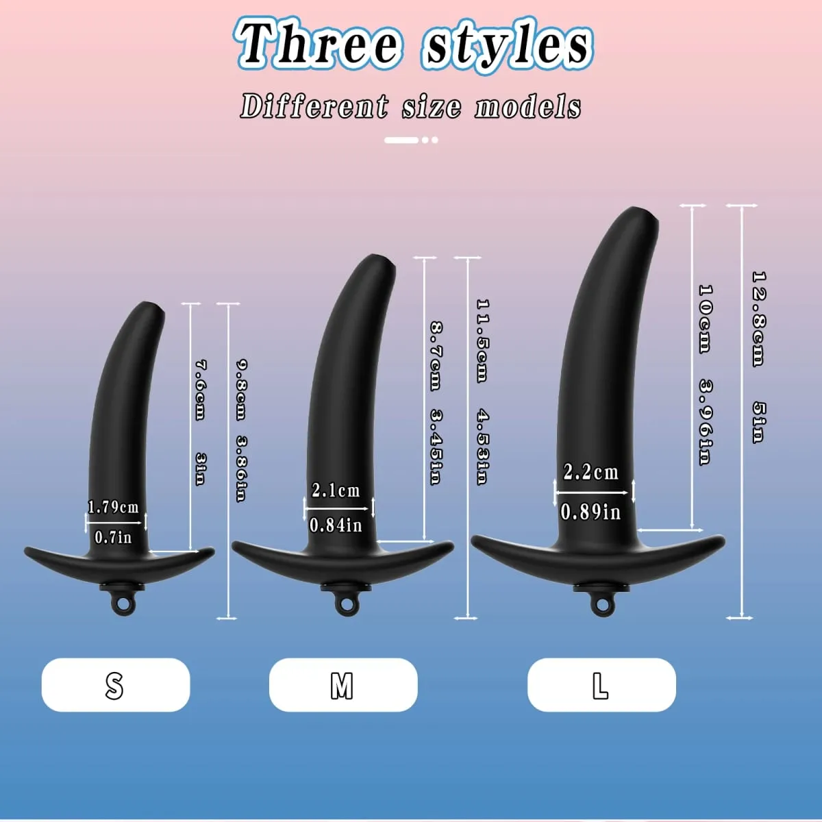 Hollow Speculum Peeking Anal Beads Butt Plug with Stopper Expander Tunnel Enema Anus Dilation Dilation Παιχνίδια σεξ ενηλίκων για γυναίκες άντρες ομοφυλόφιλοι — image 4