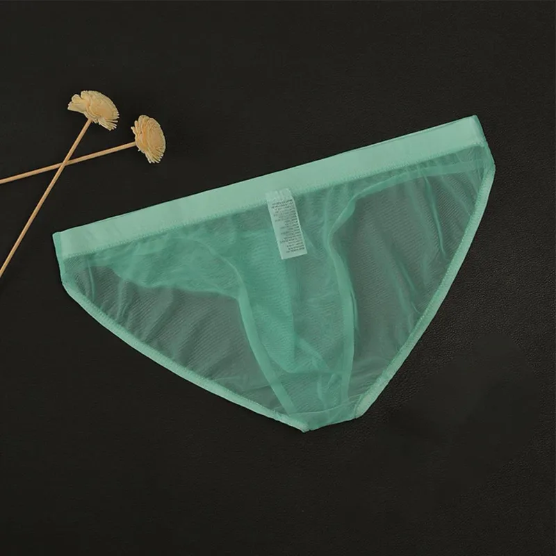 Ropa interior para hombre, calzoncillos transparentes con nariz de elefante, de malla, finos, ligeros, de secado rápido, calzoncillos transpirables de cintura baja