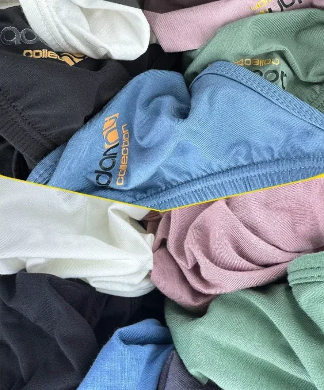 Men Modal Low‑Rise Briefs Sexy Solid Color Simple Triangle Underwear Sports Breathable Comfortable Male Panties — image 11