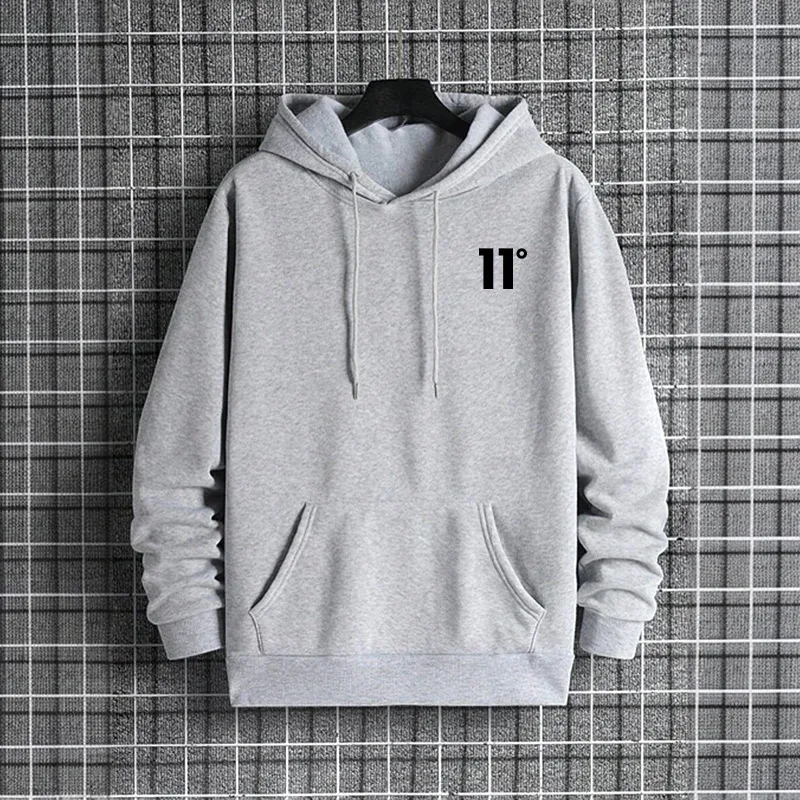 2025 New Arrival Men's Sweatshirt Urban Casual Fashion Hooded Long Sleeve Pullover Autumn Winter Daily Casual Sporty Warm Hoodie — image 4