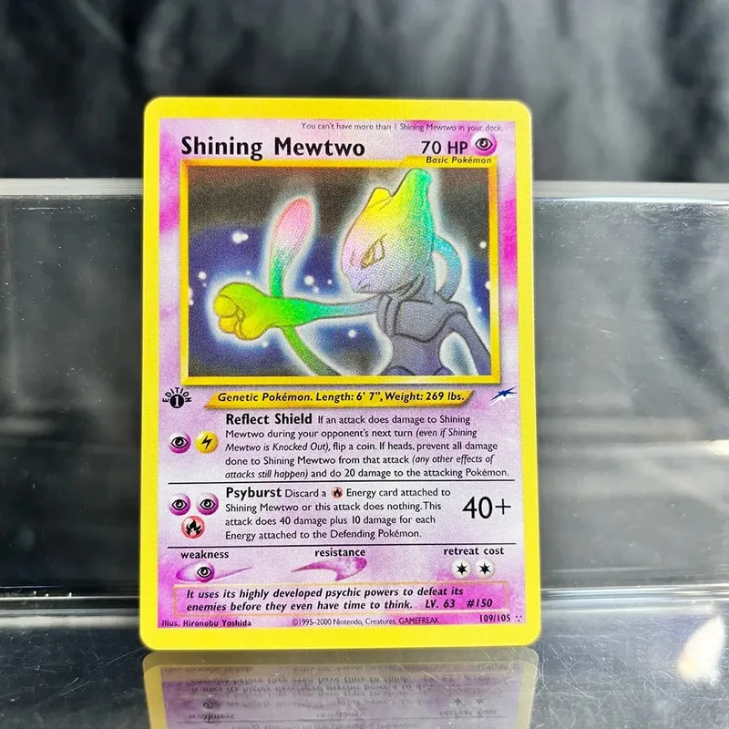 אוסף משחקי מסחר הולוגרפי PTCG כרטיסי פרוקסי Charizard Pikachu Mew EX Singl PKM Foil Cards Gengar VMAX Skyridge (SK) — image 23