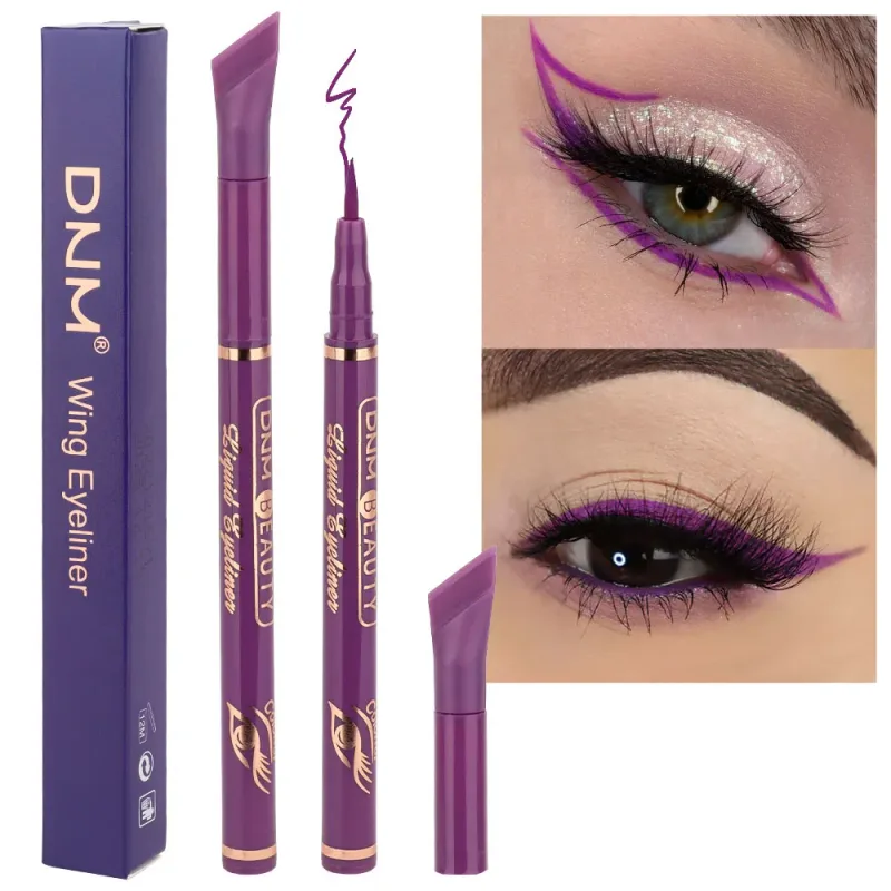 12 Colors Matte Liquid Eyeliner Pen Black Purple Makeup Waterproof Quickly Drying Smooth Ultra-thin Eye Liner Wing Tips Cosmetic — image 8