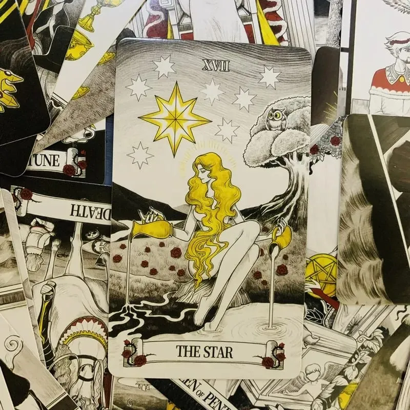 Secret Mirror κάρτες Tarot 80 τράπουλα 10x6,3 cm Divination Deck English Vision Edition Επιτραπέζιο παιχνίδι για πάρτι — image 4