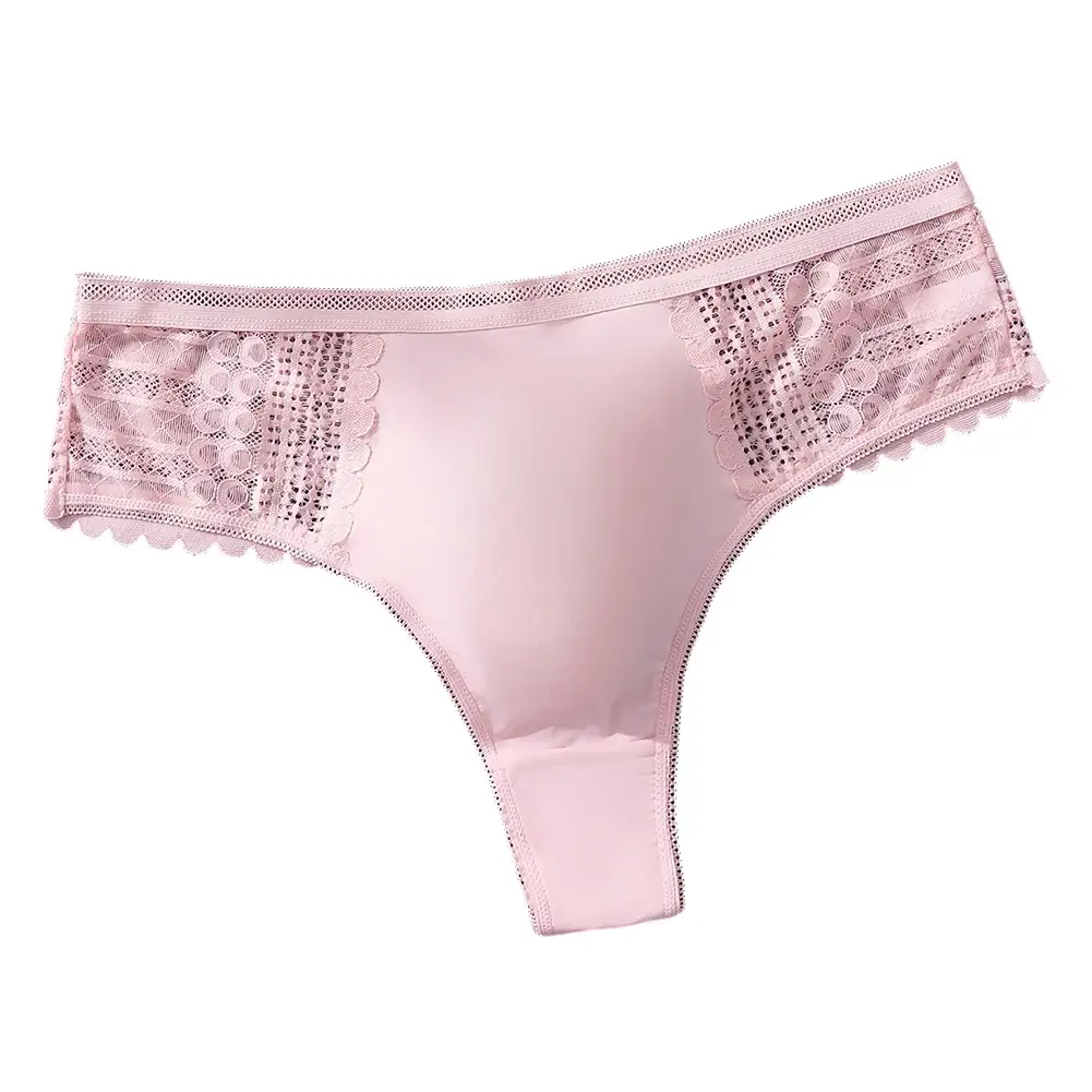 1 Quần Nam Ren Quần Đùi Liền Mạch Ice Silk Chữ G Quần Lót 3D Phồng Túi Chắc Chắn Thông Đàn Hồi Cao Thoáng Khí quần Lót — image 3