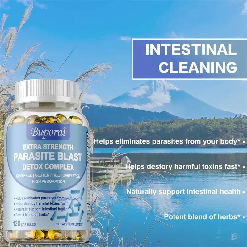 Parasite Blast Detox Complex - Supports Intestinal Health Eliminates Parasites Promotes Metabolism and Enhances Immunity — image 3