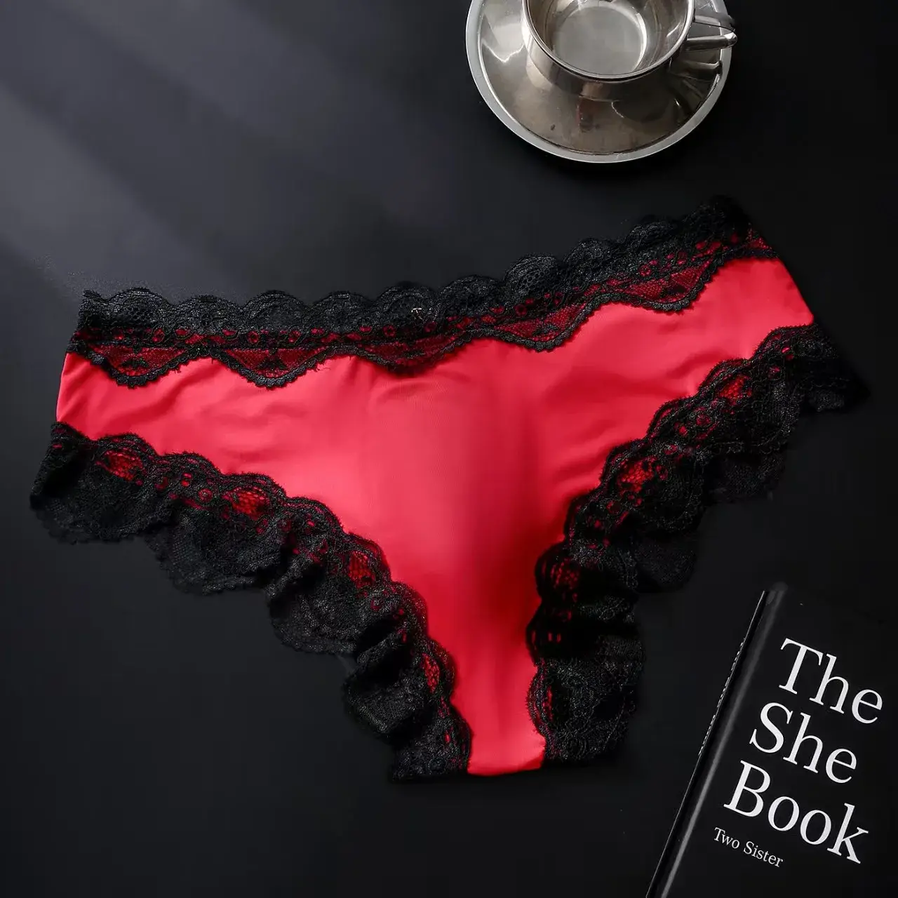 4PCSSexy Mens Seamless panties Lace Ultra Thin Sports Fitness Bulge Pouch briefs Male Panties Low Waist