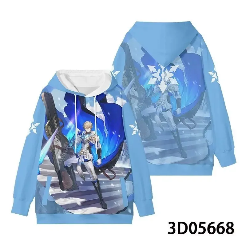 ใหม่เกมHonkai: Star Railทั้งหมดบทบาทเล่นHoodies 3Dพิมพ์อะนิเมะเสื้อกันหนาวขนาดใหญ่ผู้ชายผู้หญิงแขนยาวTracksuit Pullover — image 43