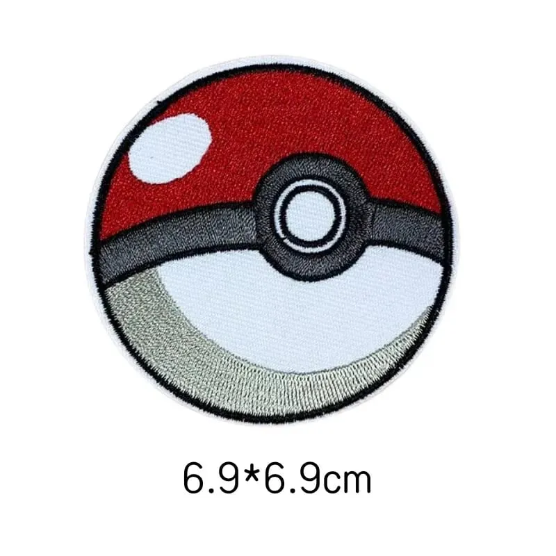 Επίθεμα υφάσματος Pikachu Αυτοκόλλητα ρούχων Ράψτε σε μπαλώματα κεντήματος Απλικέ σίδερο σε ρούχα Cartoon DIY διακόσμηση ενδυμάτων — image 37