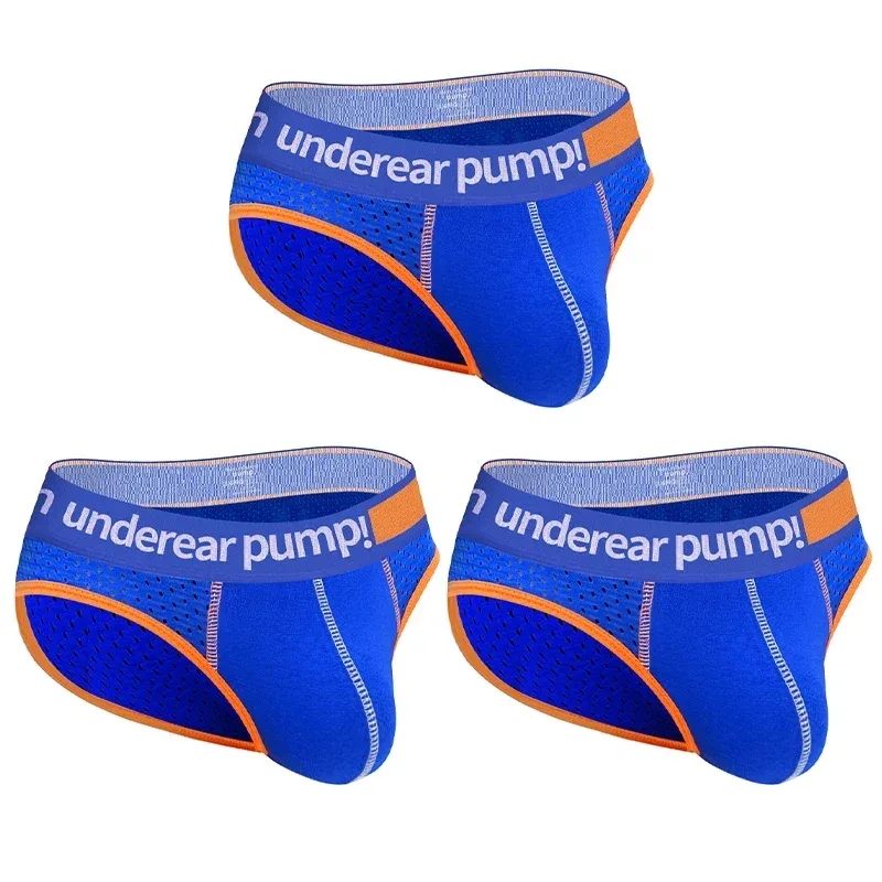 Men's Low Waist Slimming Mesh Briefs U Convex Pouch Elastic Waistband Breathable Colorful Jockstrap Underwear — image 33