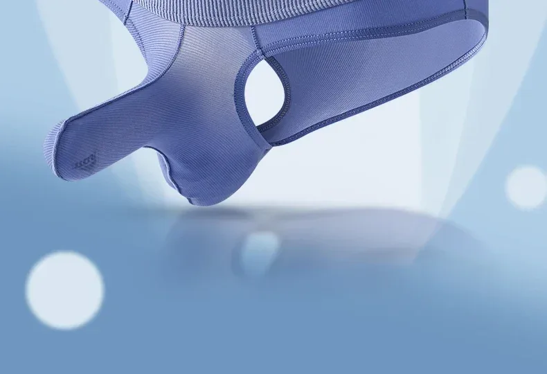 Calzoncillos de seda de hielo para hombre, ropa interior ultrafina, transparente, sin costuras, de secado rápido, transpirables, para verano