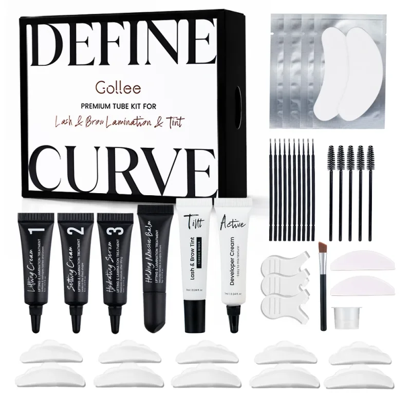 Gollee Eyelash Lifting Perm Kit Φυσικό Ενισχυτικό Βλεφαρίδων Μεγάλης Διάρκειας 4-6 Εβδομάδων Μαύρες Βλεφαρίδες Βαφής Βλεφαρίδων Perm Επαγγελματικό μακιγιάζ — image 9