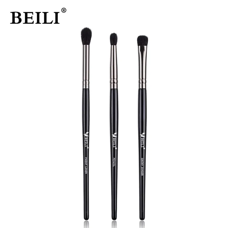 3 pçs conjunto de escova de maquiagem lâmina delineador escova fina cabeça oblíqua sobrancelha escova contorno delineador ultra-fino sombra de olho escova maquiagem b — image 19
