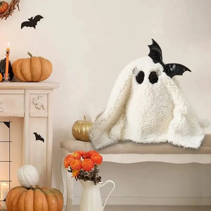 כרית קטיפה רפאים חמוד קטיפה Ghost עיצוב בית ממולאים ליל כל הקדושים צעצועי קטיפה חמוד רפאים קטיפה צעצוע רך רפאים קטיפה עבור — image 3