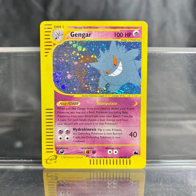 אוסף משחקי מסחר הולוגרפי PTCG כרטיסי פרוקסי Charizard Pikachu Mew EX Singl PKM Foil Cards Gengar VMAX Skyridge (SK) — image 4
