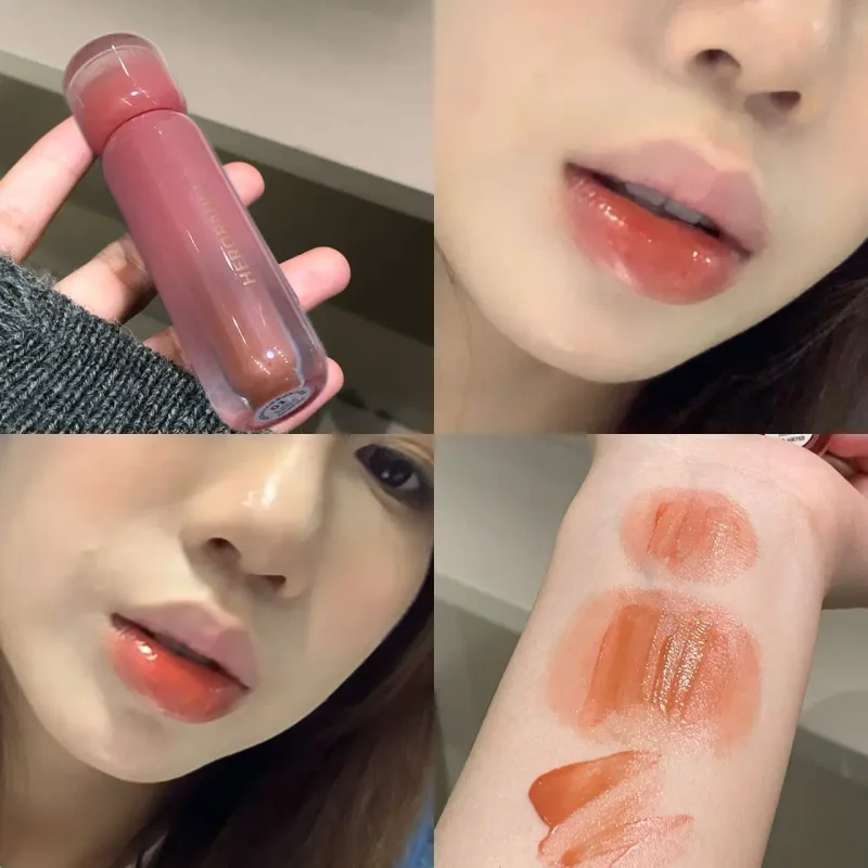 Smoked Grape Purple Red Lip Glaze Mirror Water Lip Gloss Moisturizing Liquid Lipstick Clear Tint Makeup Korean Women Cosmetics — image 12