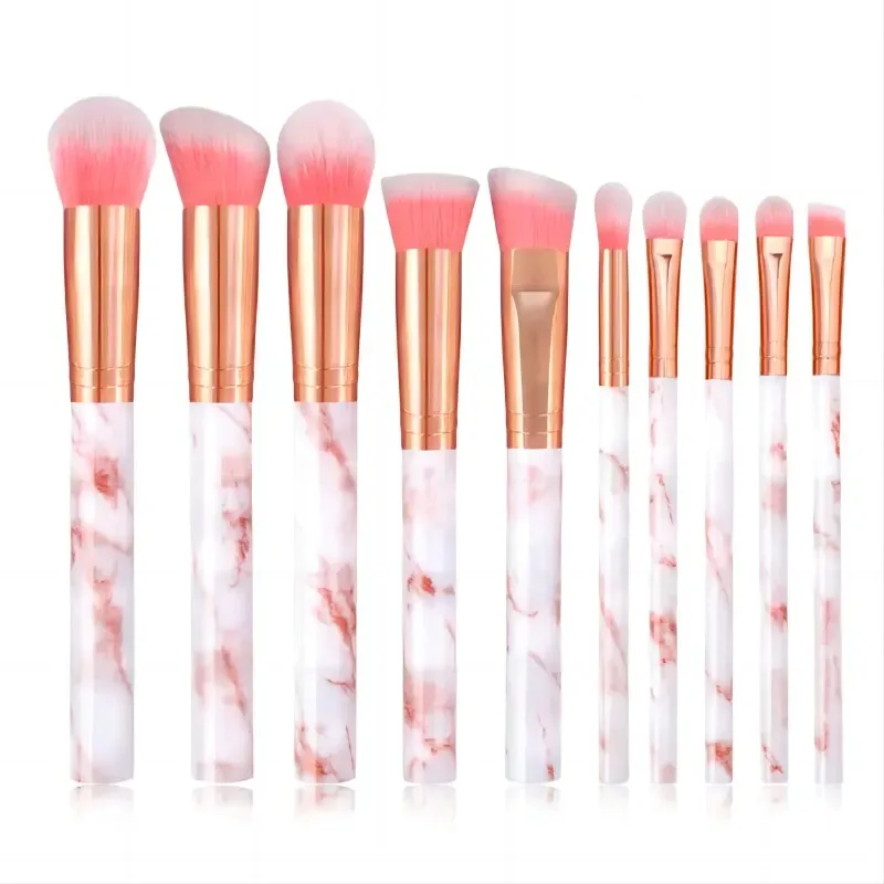 12Pcs Blue Makeup Brushes Set Professional Foundation Powder Blending Blush Concealer Synthetic Fiber Bristles Brush — image 9
