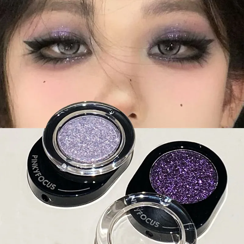 Καλλυντικά 12 χρωμάτων Diamond Shining Eyeshadow Cosmetics Μεγάλης διάρκειας Μεταξένια Εύκολη Χρωματισμός Παλέτα μακιγιάζ με σκιές ματιών φωτεινή μαργαριτάρι — image 2